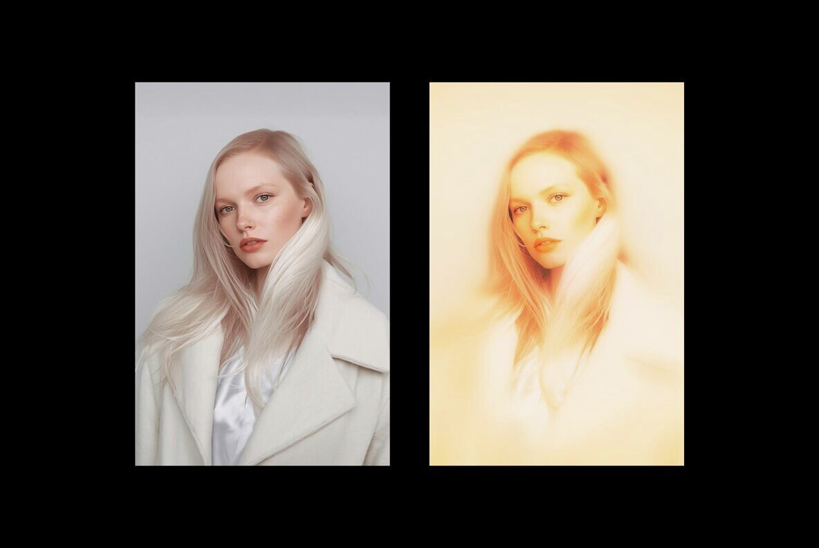 Golden Soft Focus Photo Effect 4