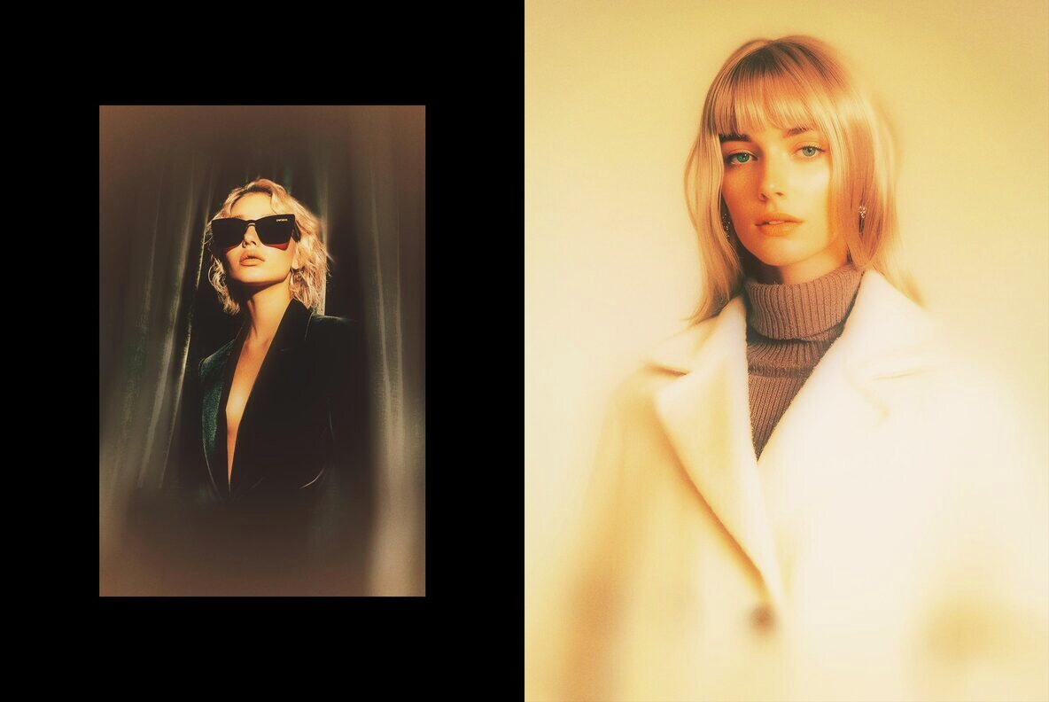 Golden Soft Focus Photo Effect 6