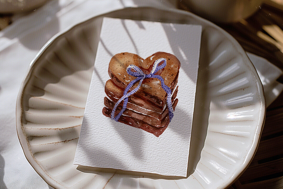 October   Watercolor Autumn Set 3