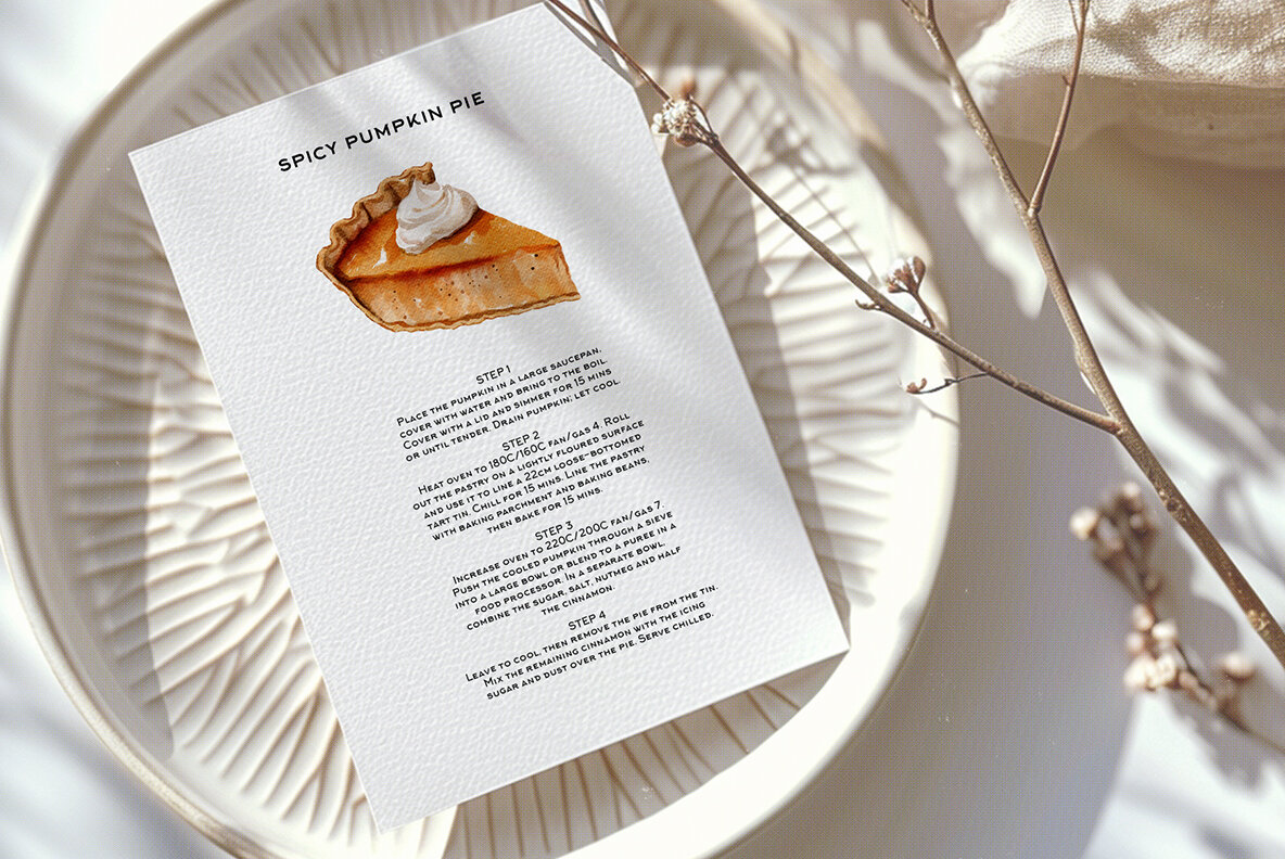 October   Watercolor Autumn Set 11