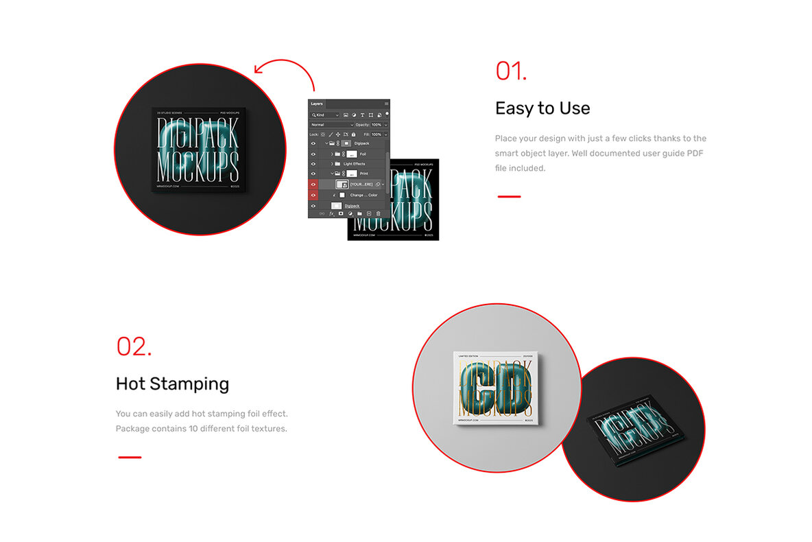 CD Digipack Mockups 4