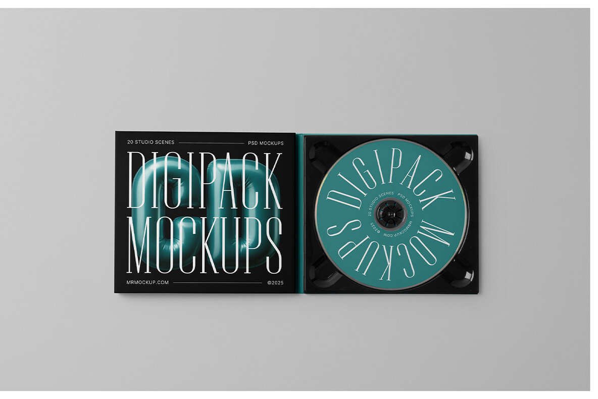 CD Digipack Mockups 6
