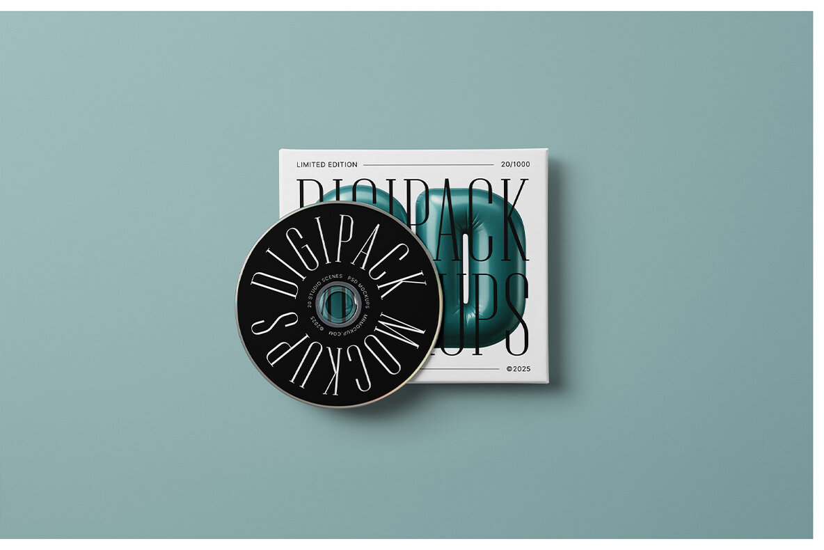CD Digipack Mockups 8