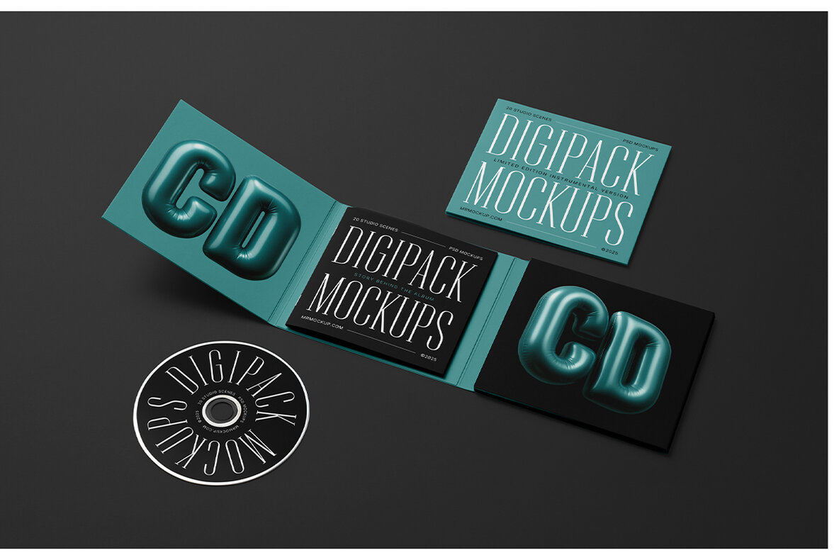 CD Digipack Mockups 10
