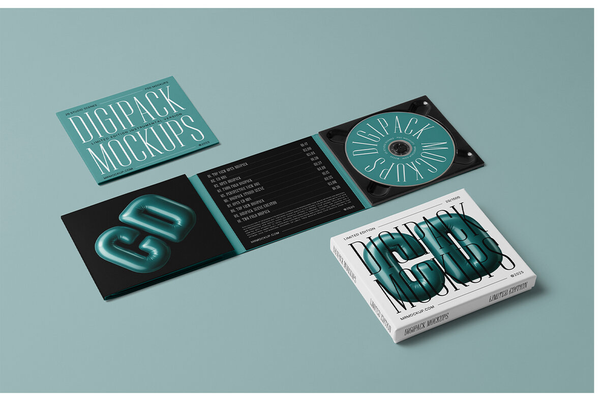 CD Digipack Mockups 12