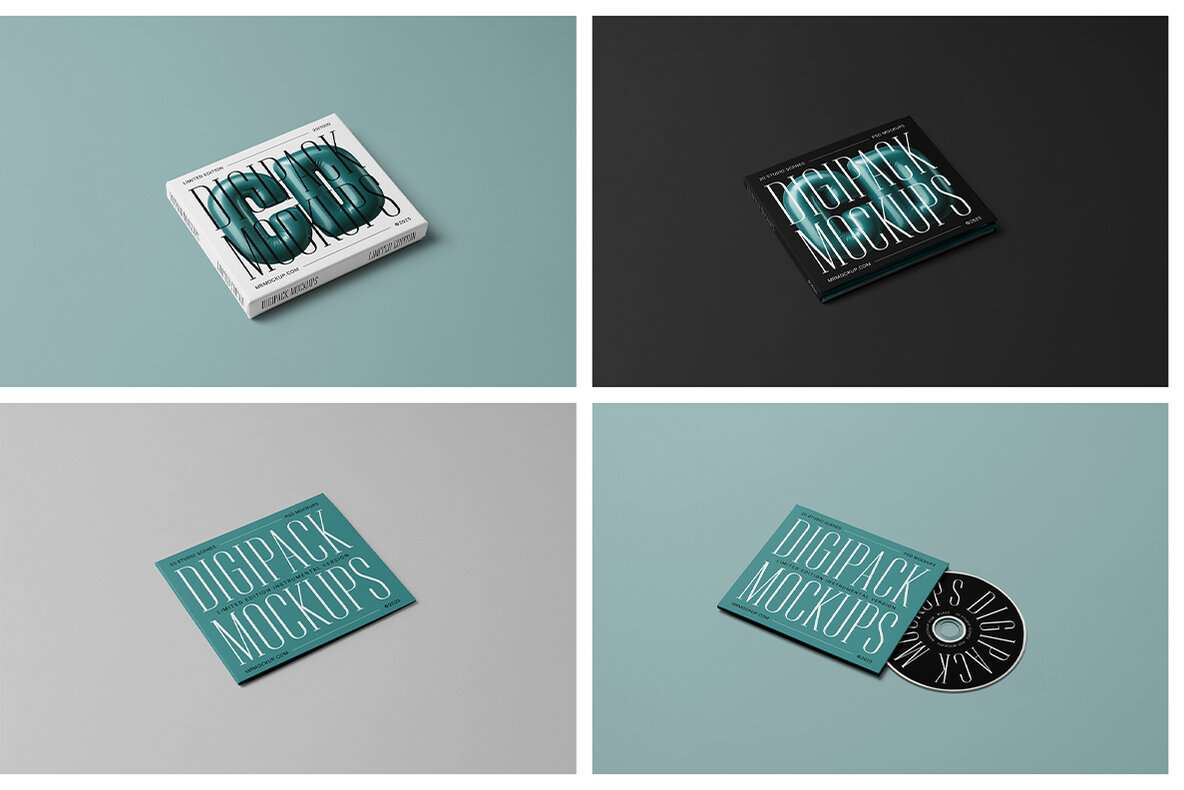 CD Digipack Mockups 13