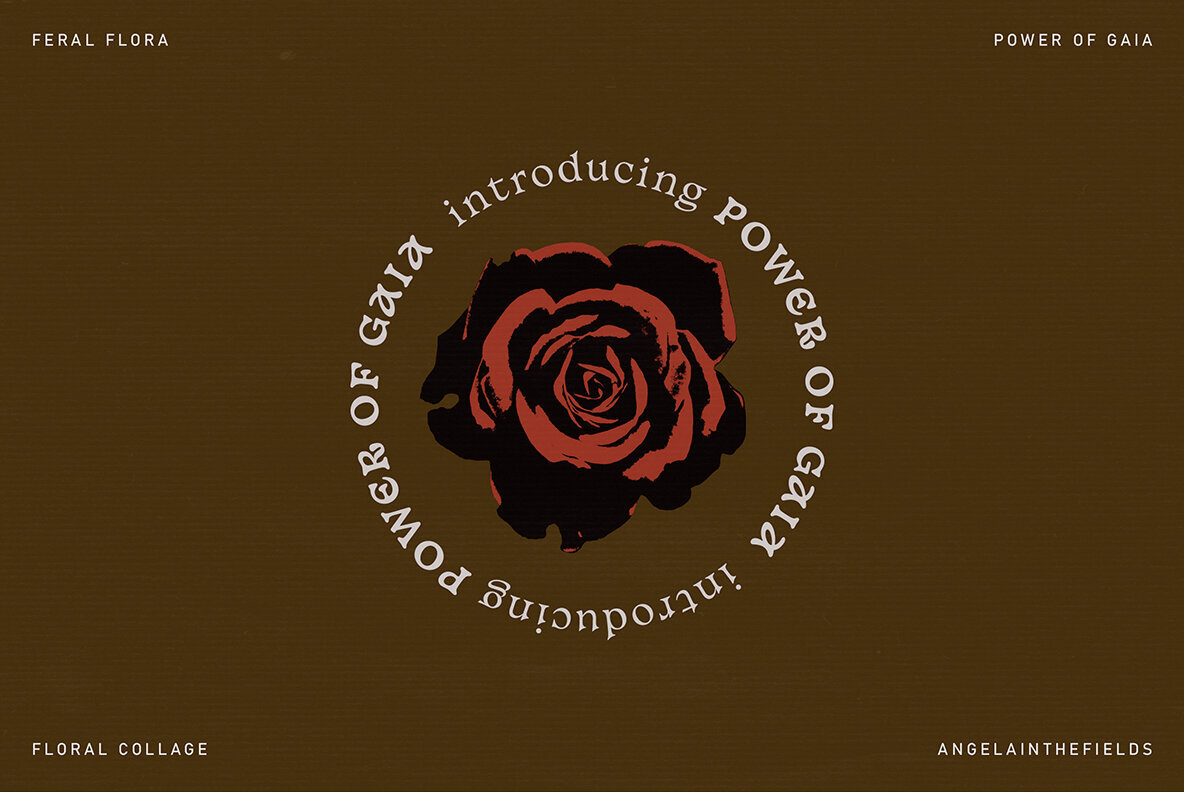 Feral Flora Collage Elements 2