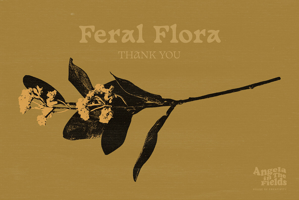 Feral Flora Collage Elements 12