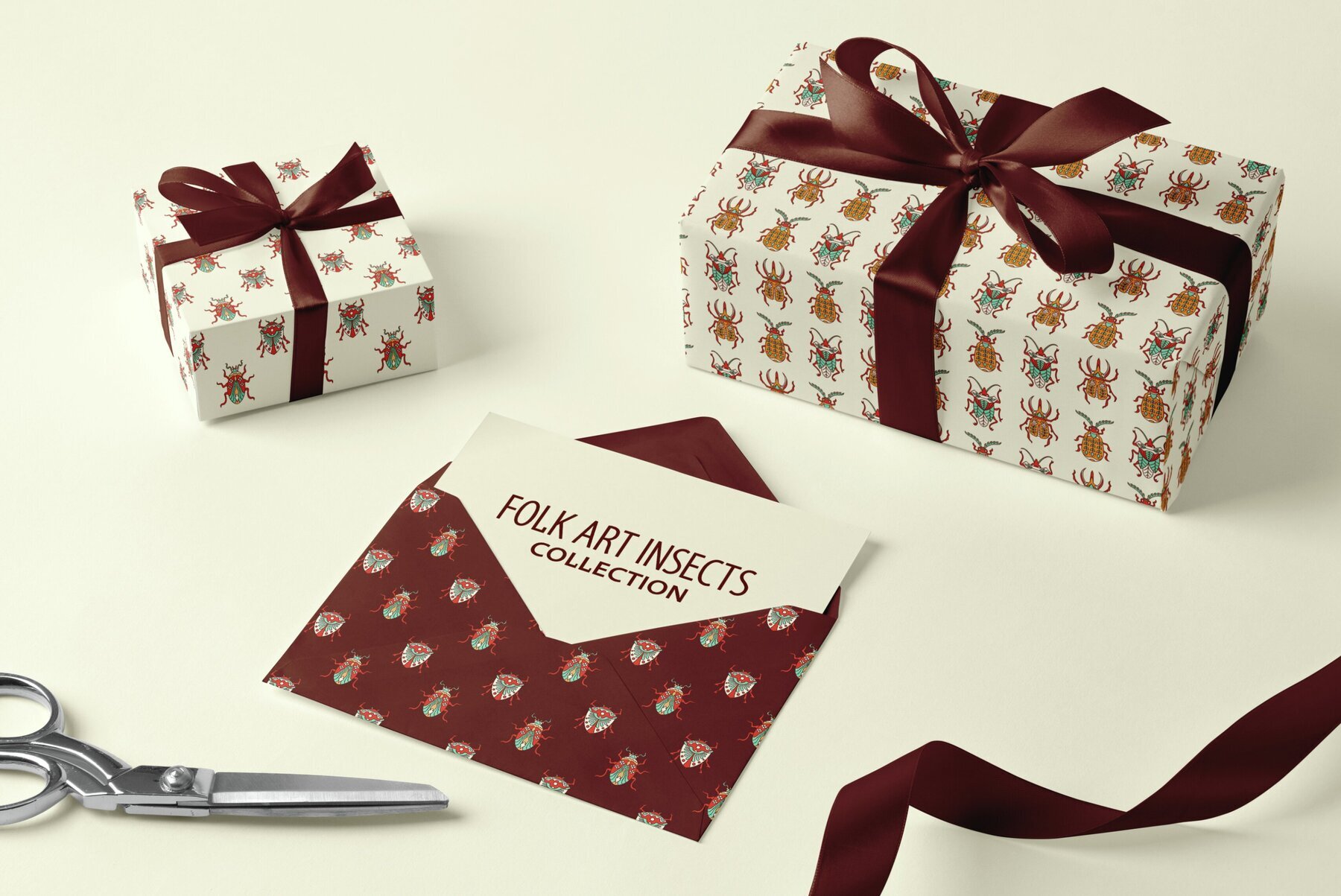 Folk Art Insect Illustrations 3