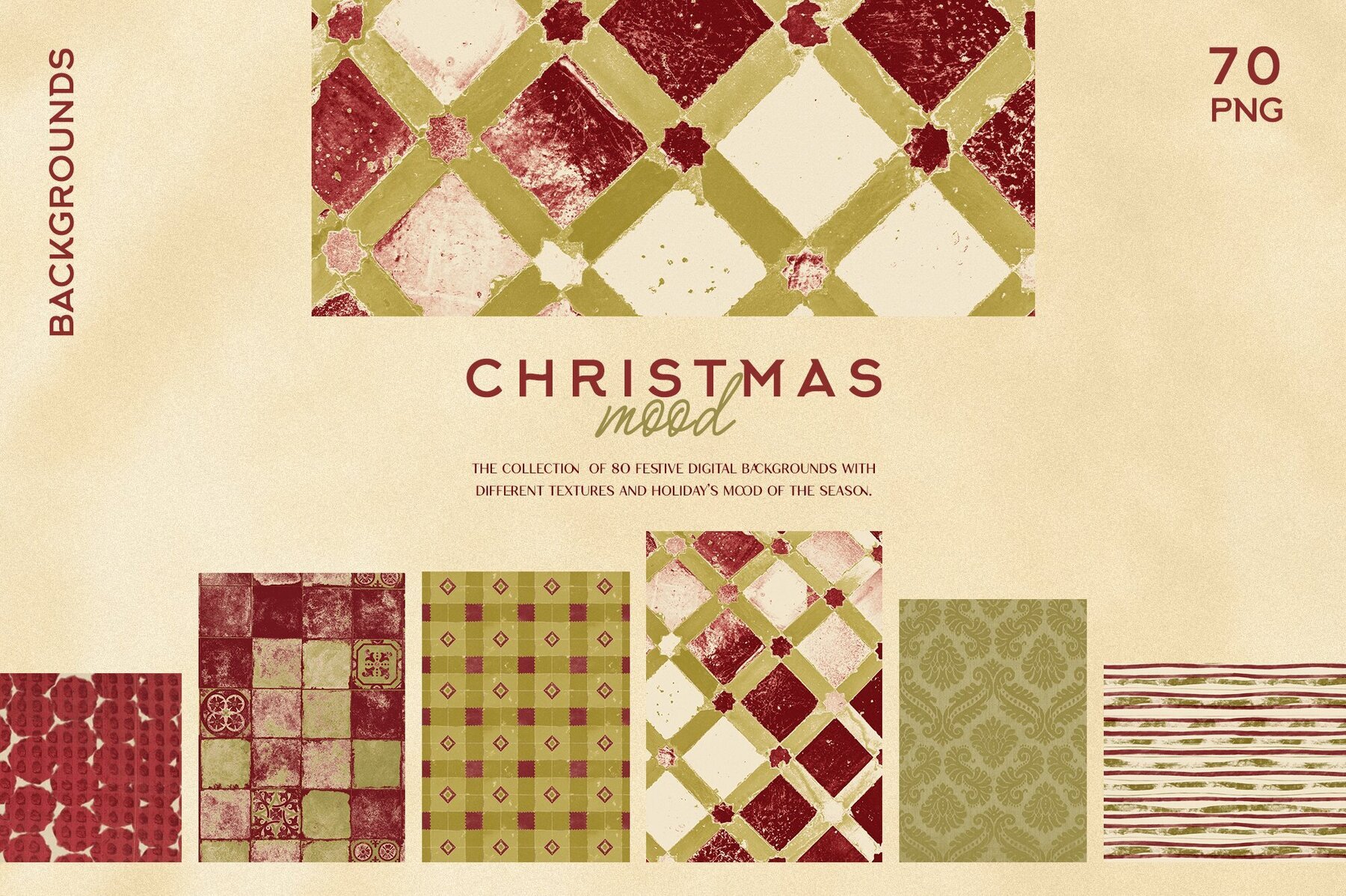 Christmas Mood Backgrounds Textures Collection 1