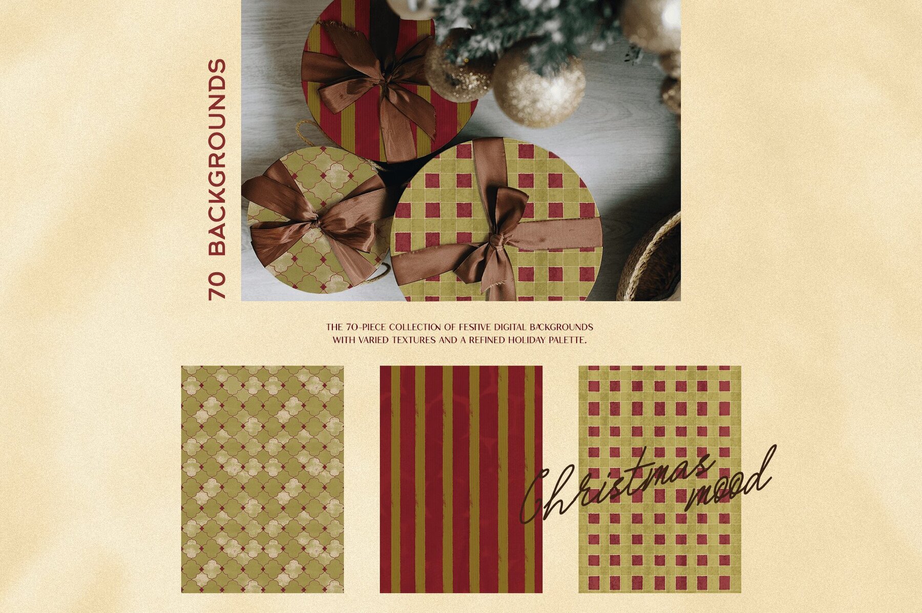 Christmas Mood Backgrounds Textures Collection 2