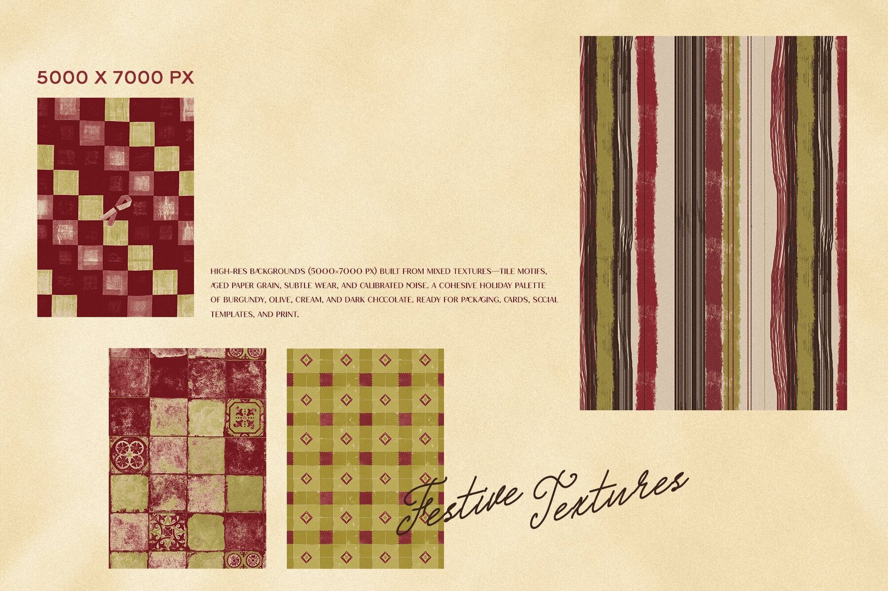 Christmas Mood Backgrounds Textures Collection 3