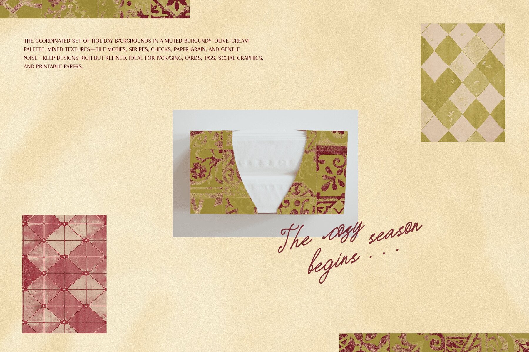 Christmas Mood Backgrounds Textures Collection 5