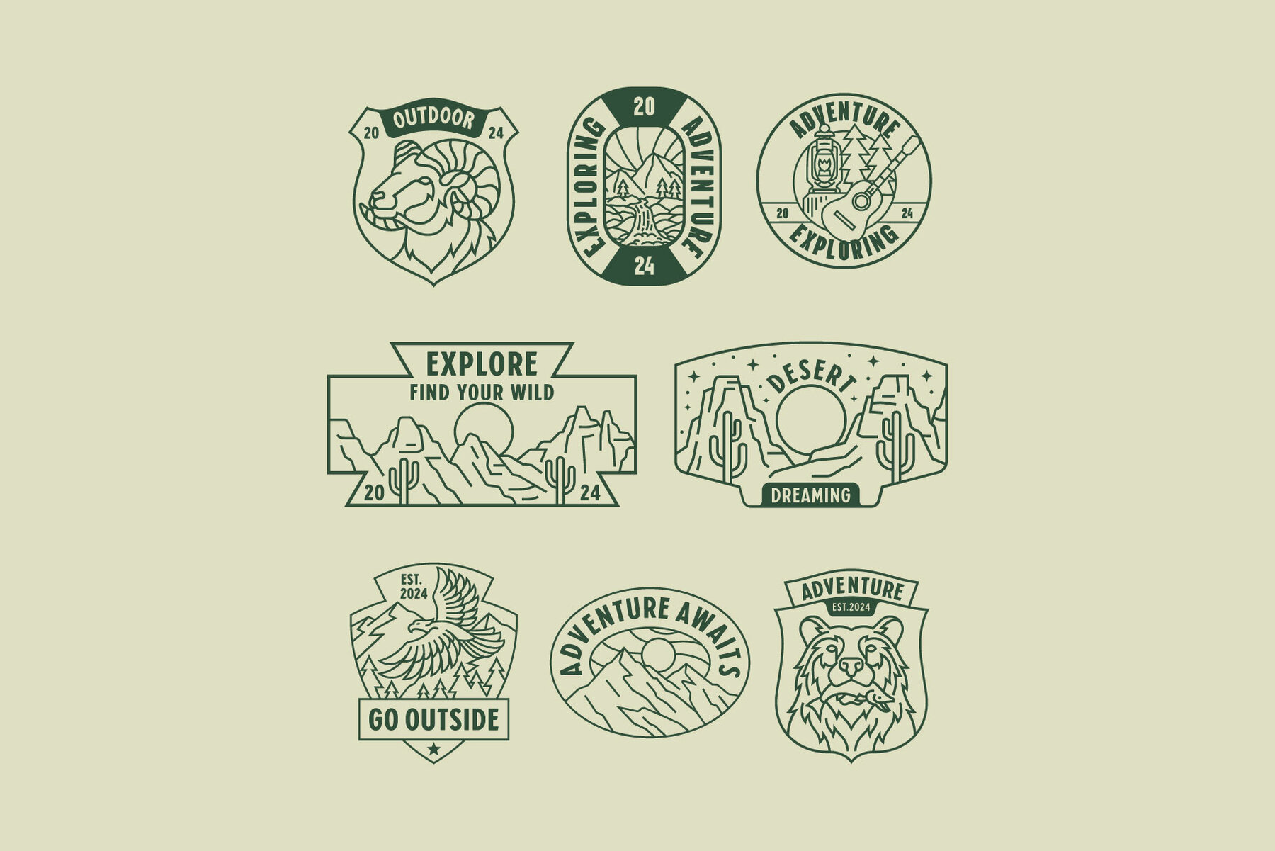 Outdoor Badge Collection 4