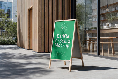 Barista Coffee Branding Mockups Vol  1