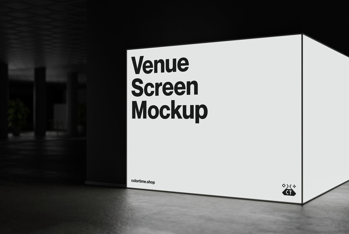 Event Venue Screen Mockup 1