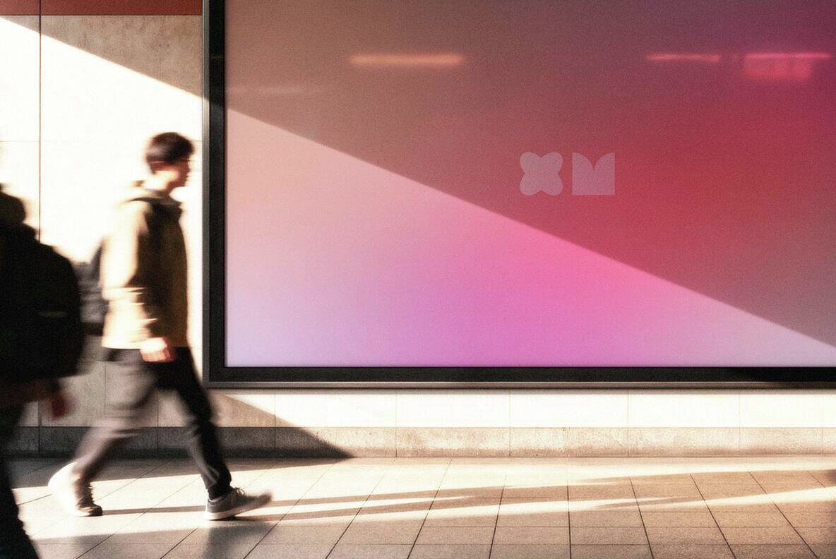 Subway Billboard Mockup 3