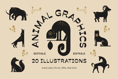 Abstract Animal Graphic