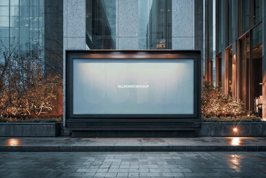 Outdoor Screen Banner Mockup