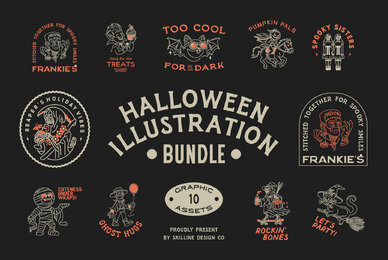Halloween Illustration Bundle