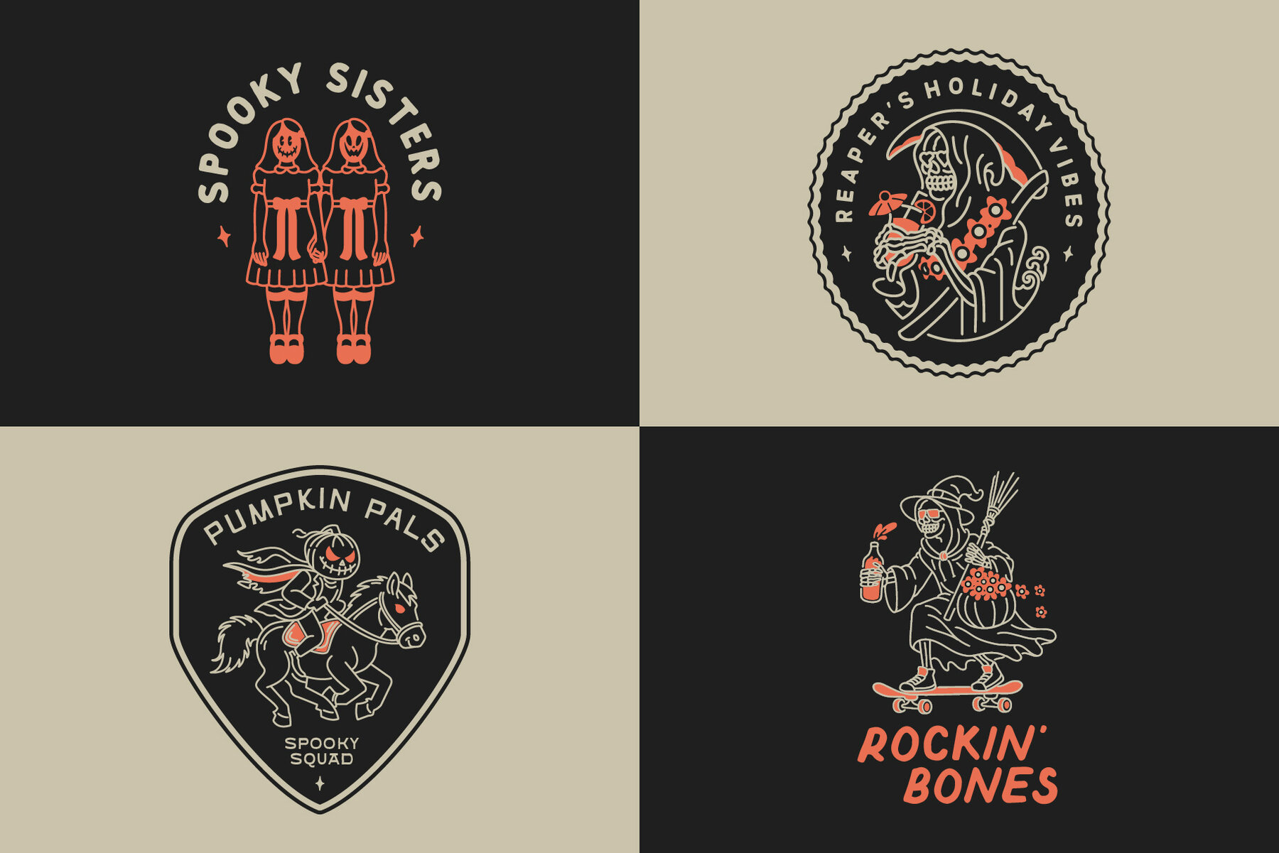 Halloween Illustration Bundle 4