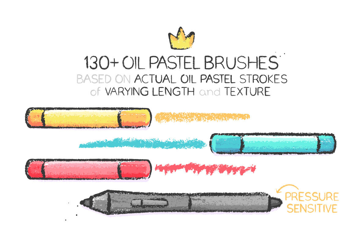 Oil Pastel Brushes 2