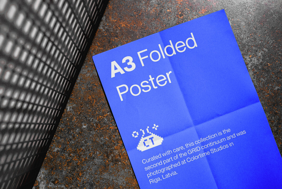 A3 Folded Poster Grid 02 3
