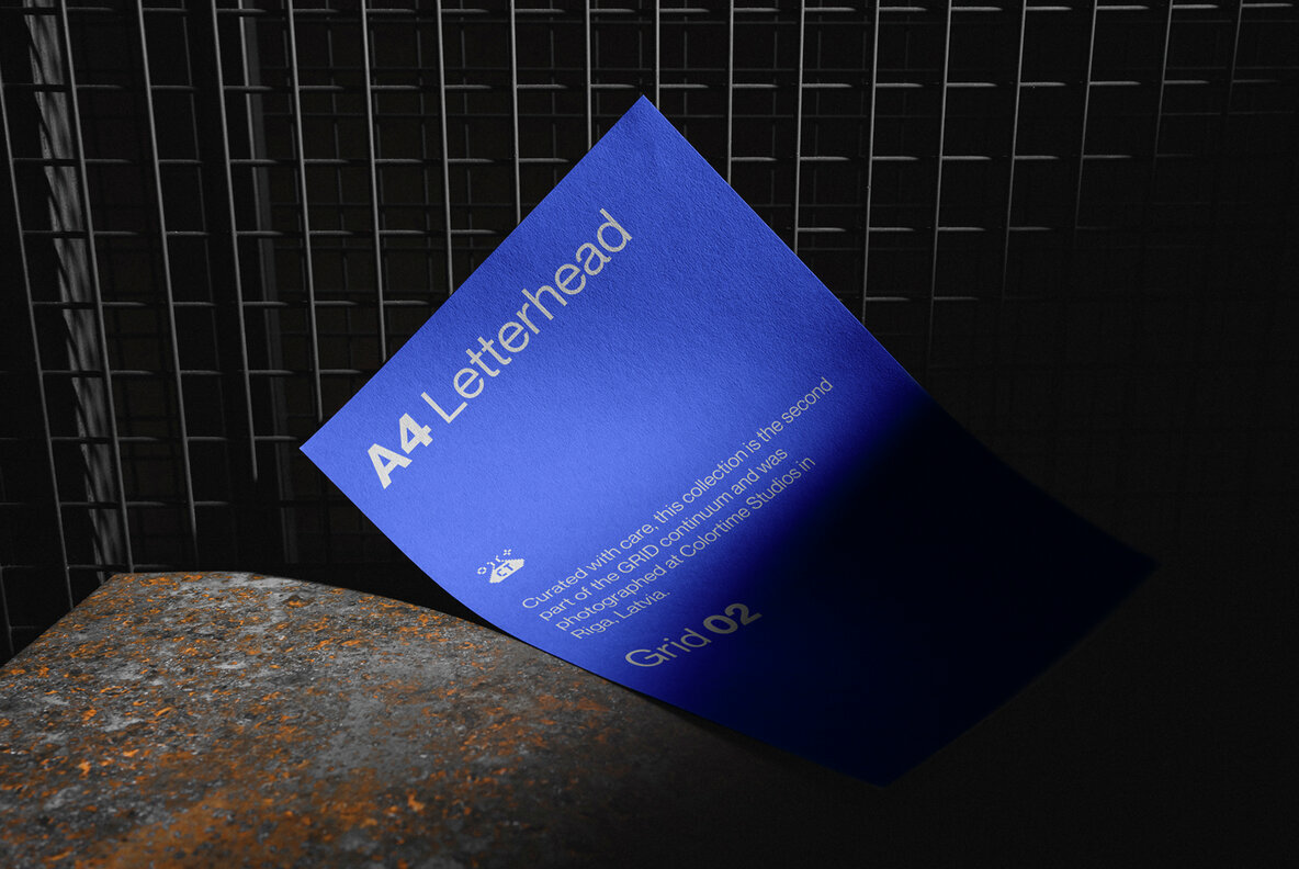 A4 Letterhead Mockup Grid 02 3