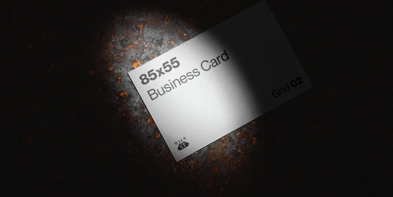 Business Card Mockup Grid 02