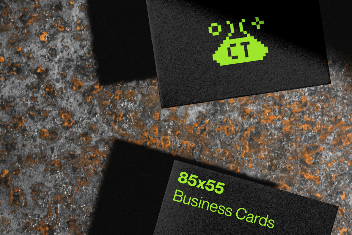 Business Cards Mockup Grid 02 2