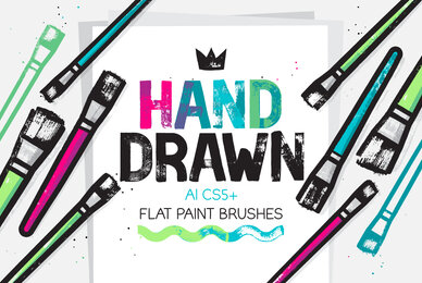 Flat Paint Brushes