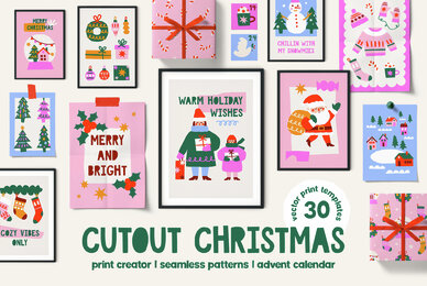 Cutout Christmas Poster Creator