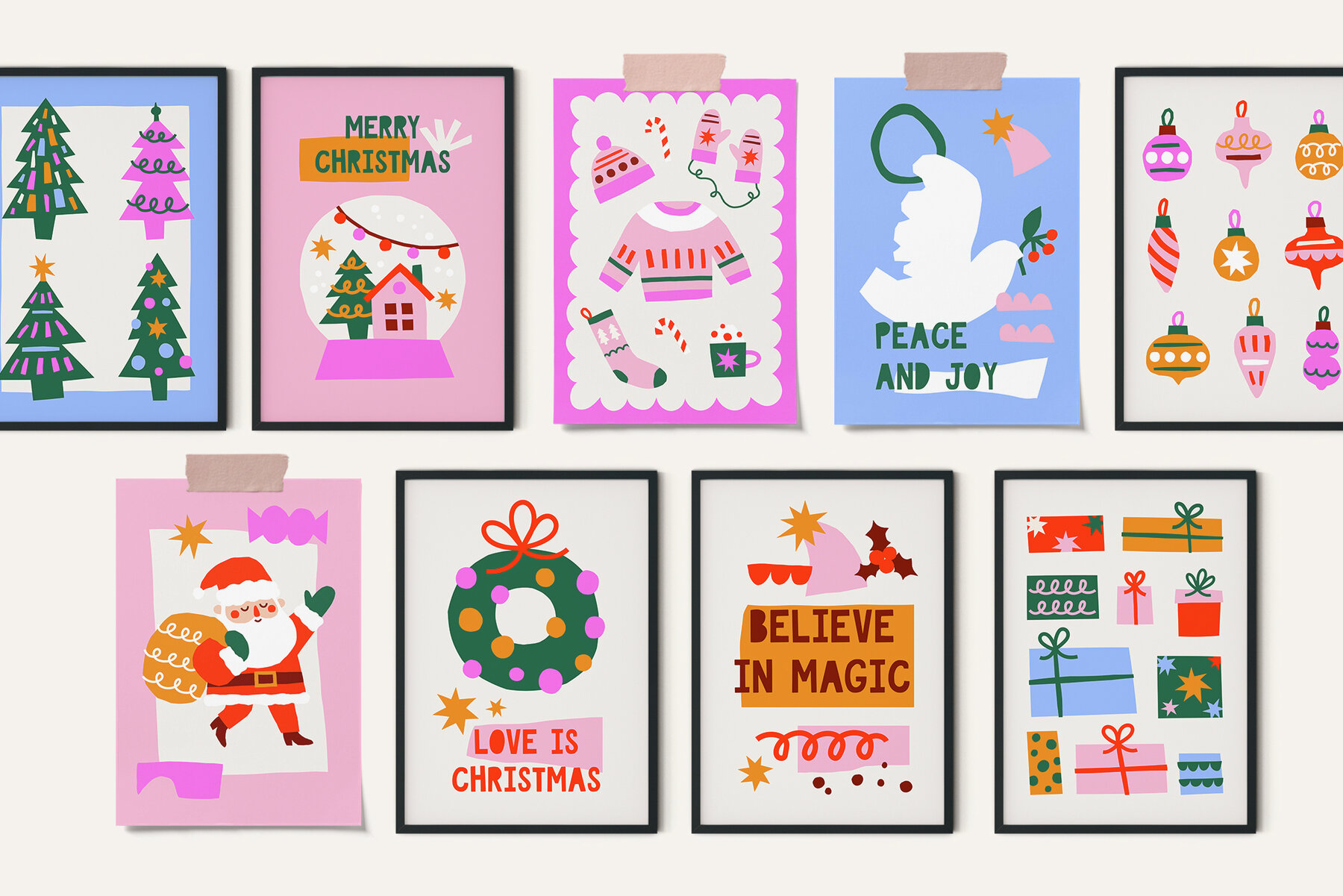 Cutout Christmas Poster Creator 8