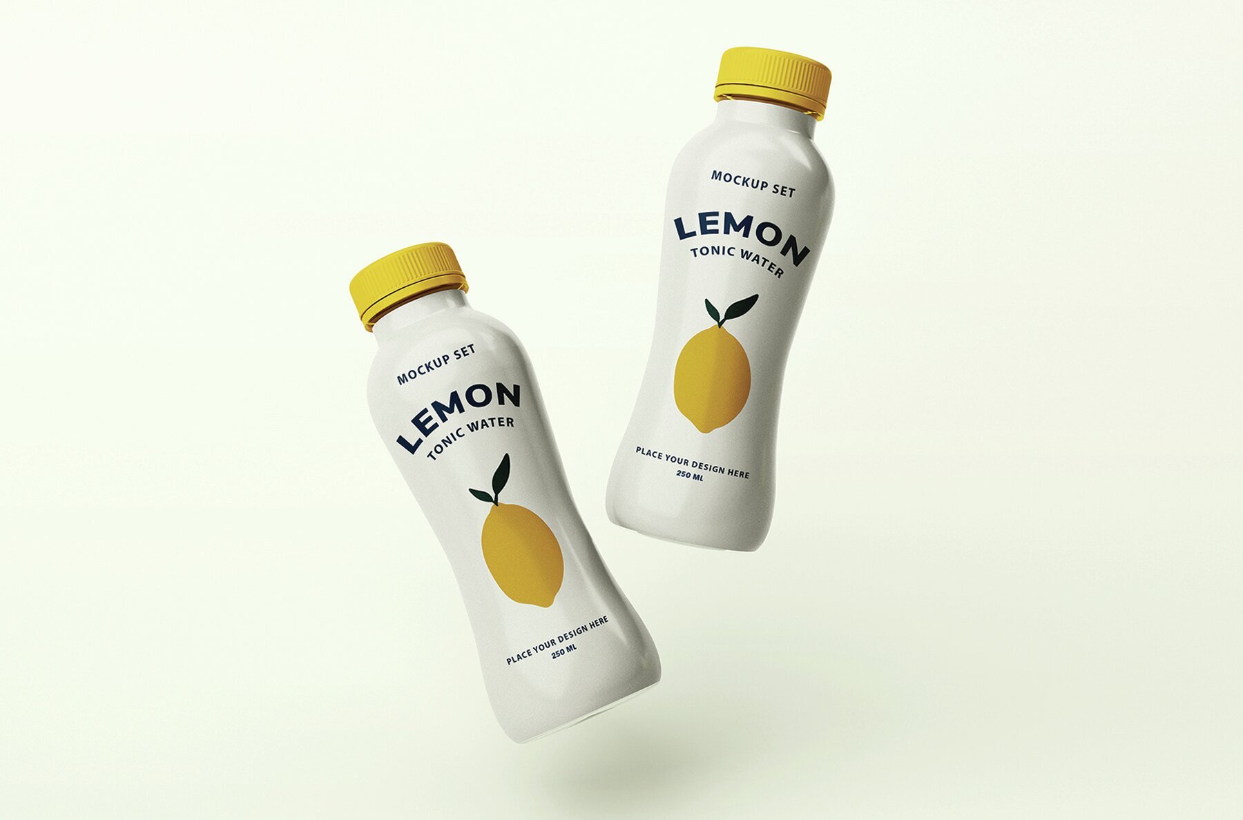 Tonic Water Bottle Mockup Set 2