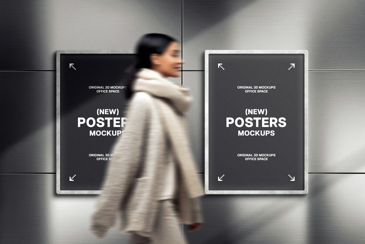 Metal Poster Mockups 2