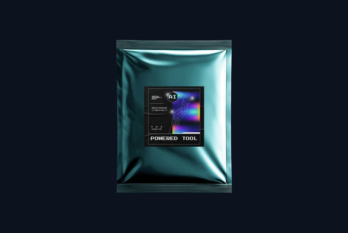 Plastic Mailer Bag Mockup 5