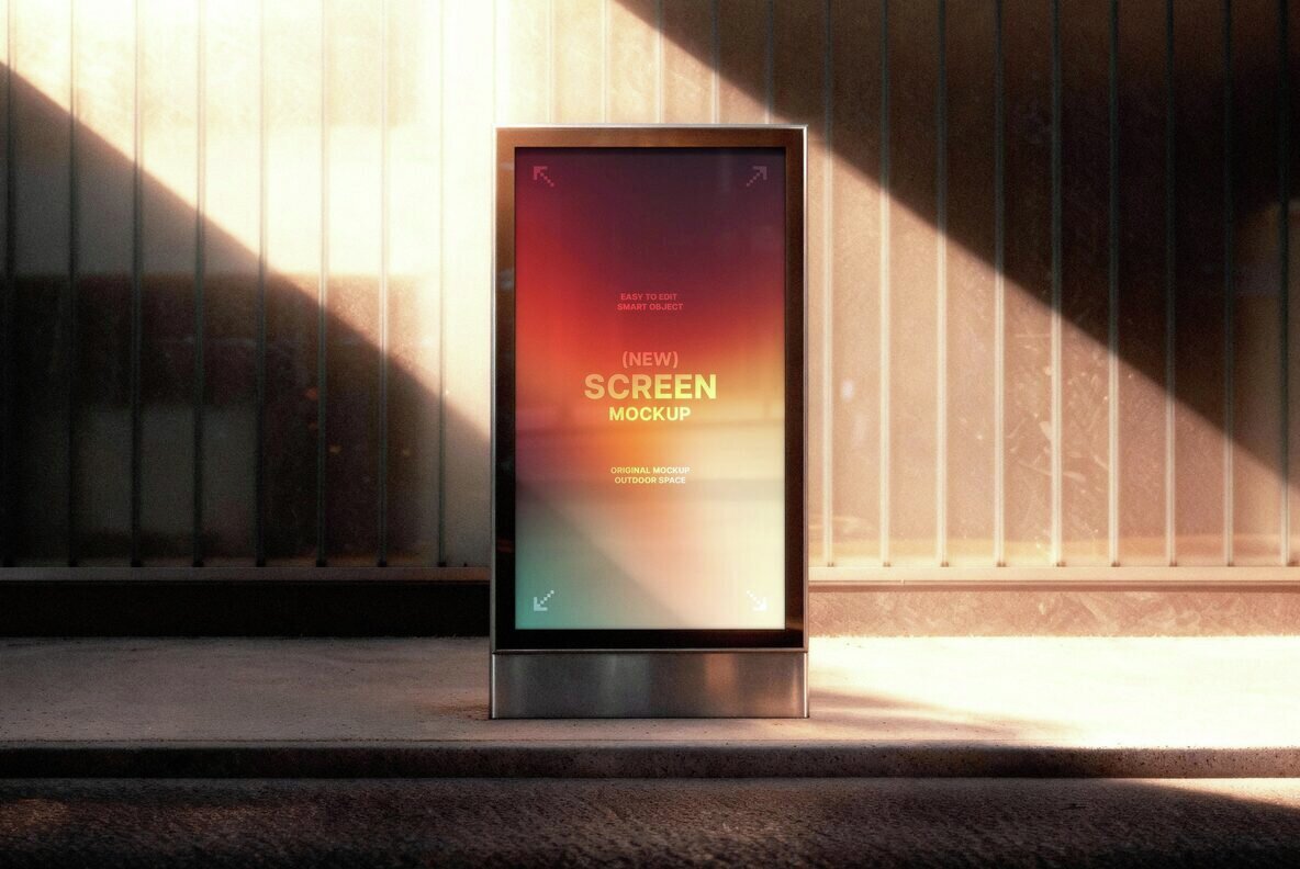 Golden Hour Digital Sigange Mockup 1