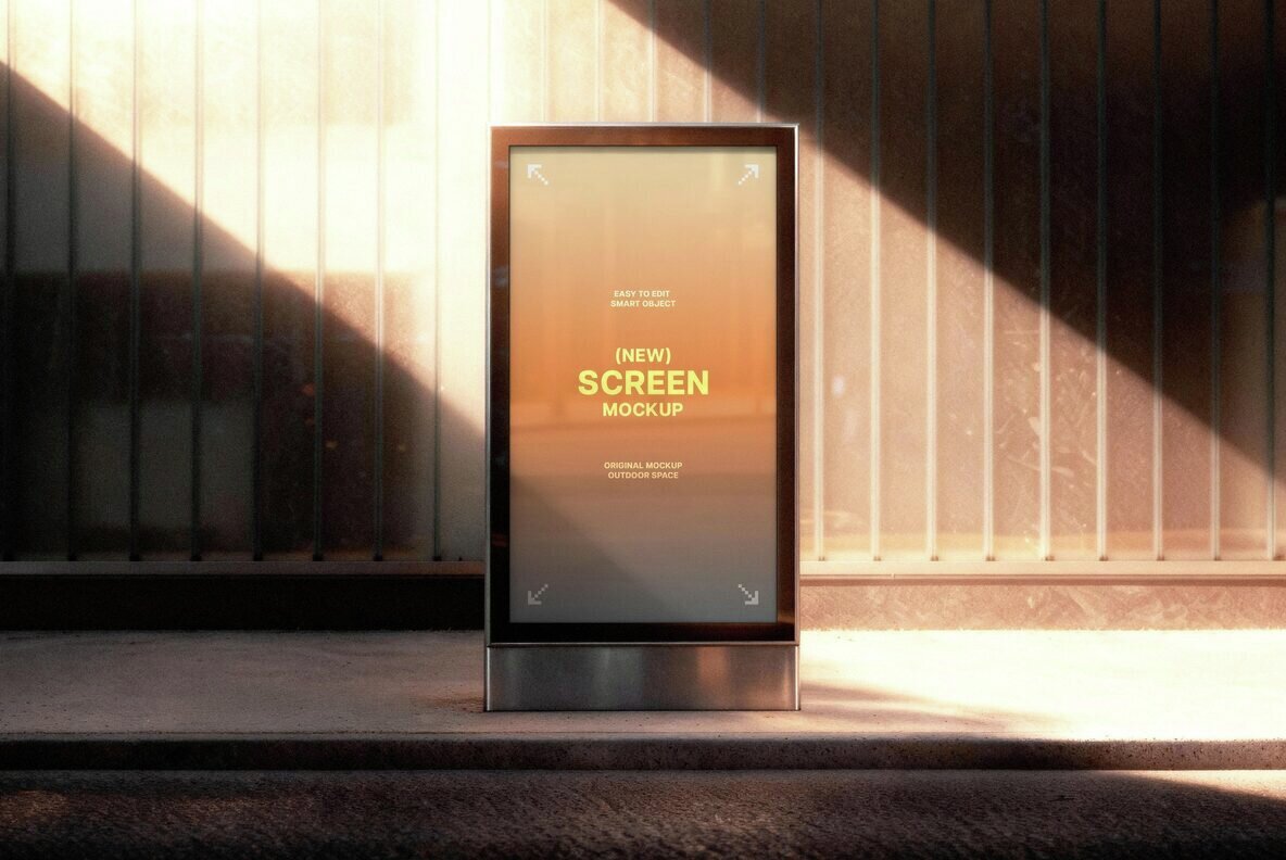 Golden Hour Digital Sigange Mockup 2