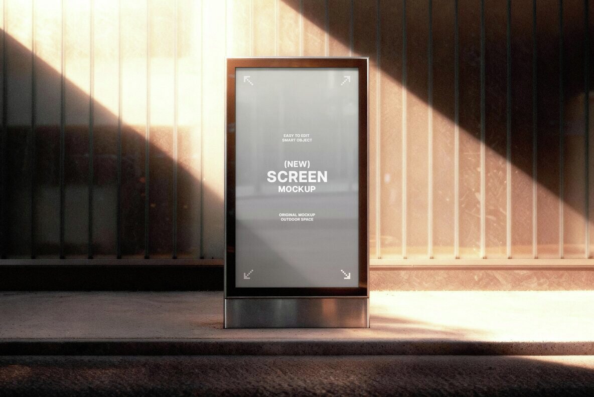 Golden Hour Digital Sigange Mockup 4