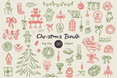 Christmas Clipart Bundle