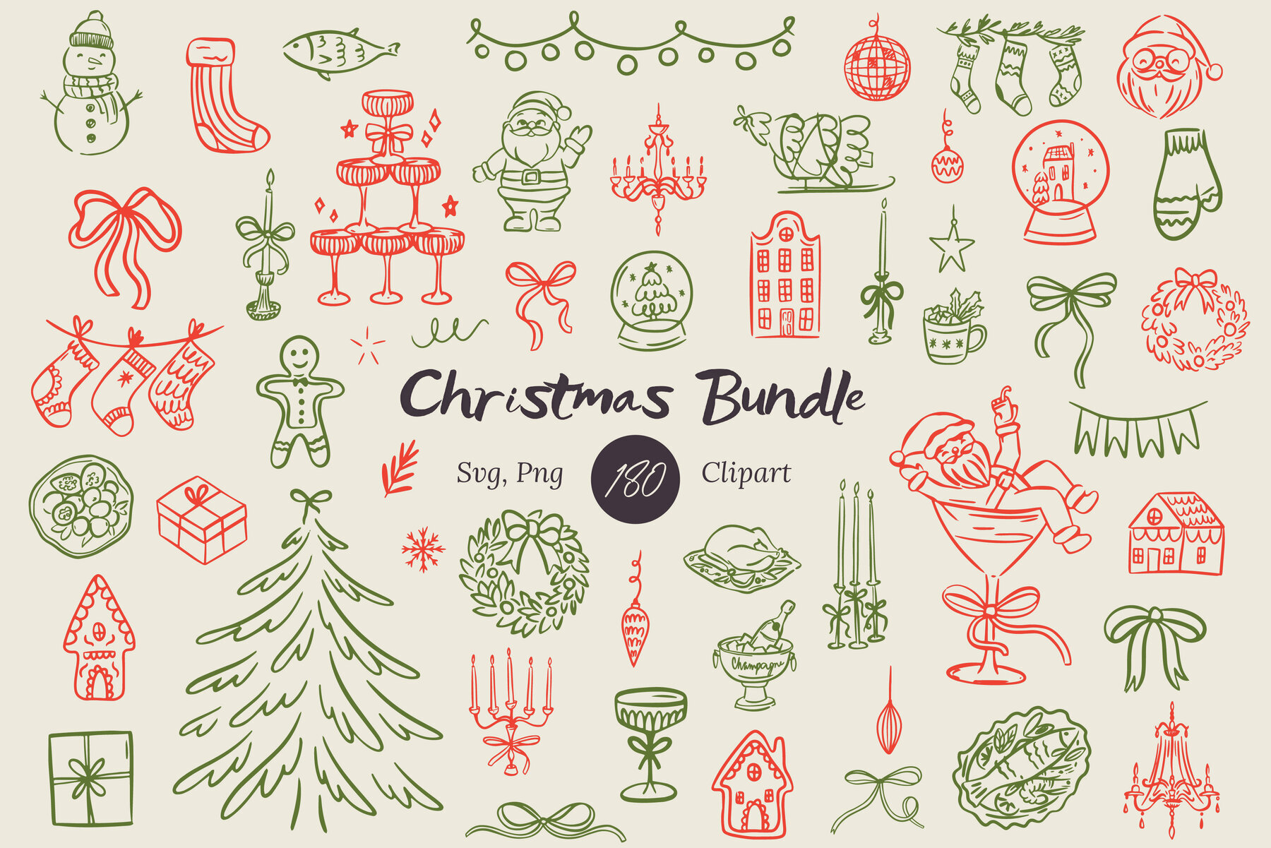 Christmas Clipart Bundle 1