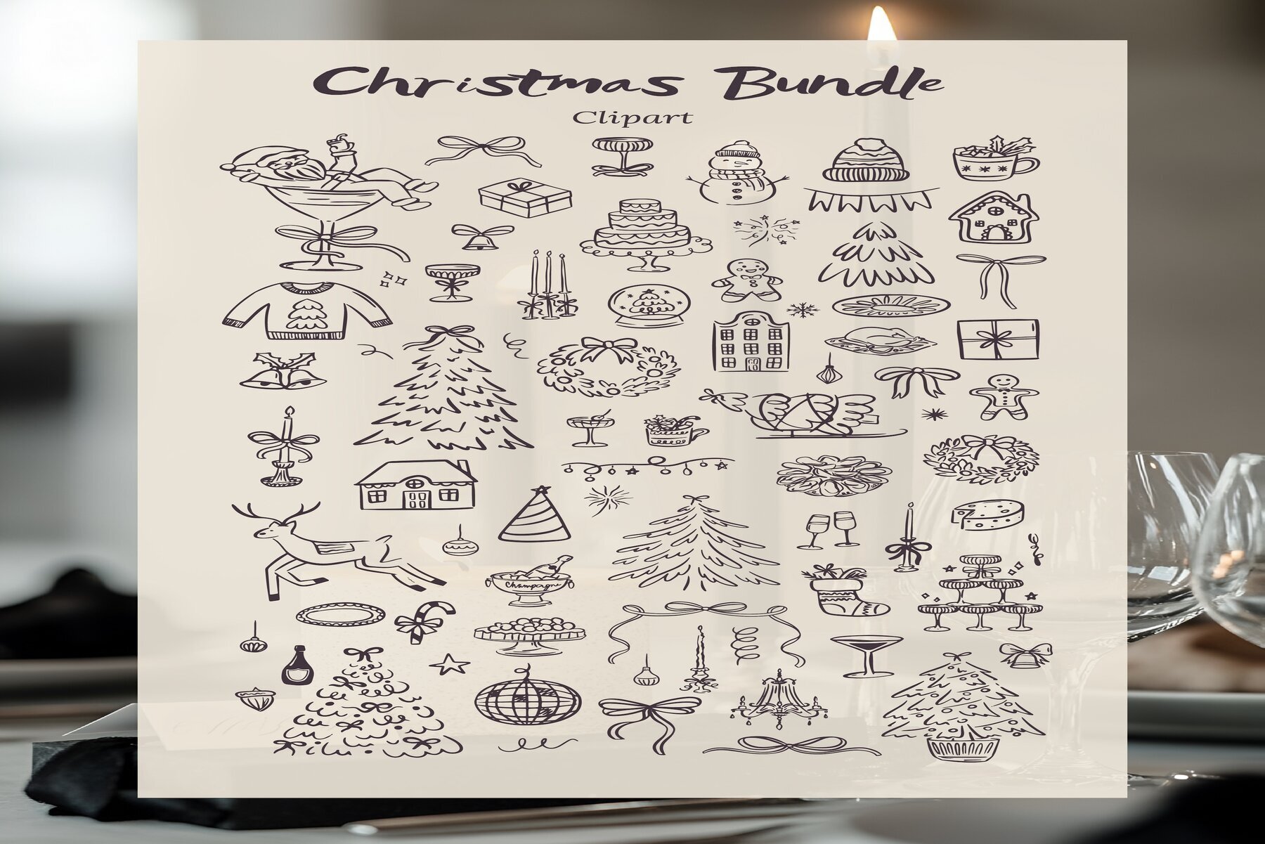 Christmas Clipart Bundle 3