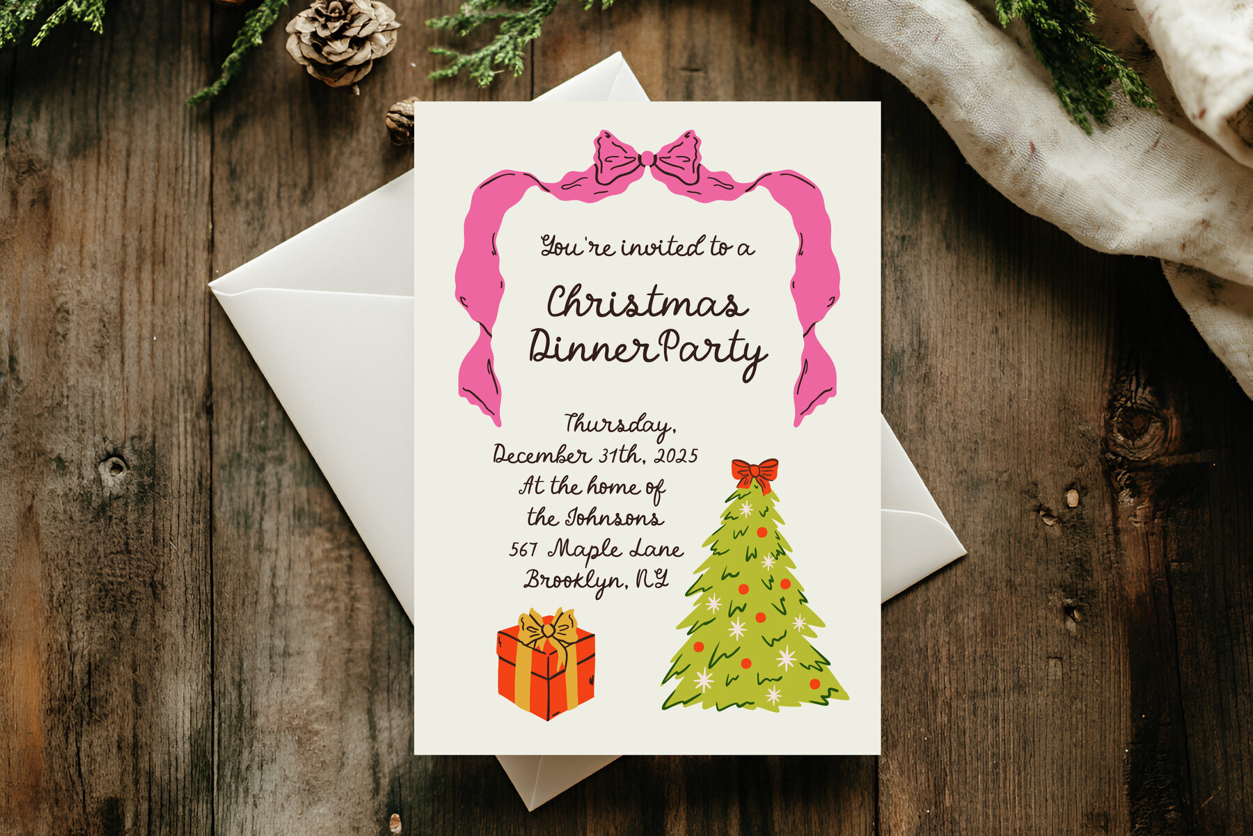 Cozy Christmas Clipart 3