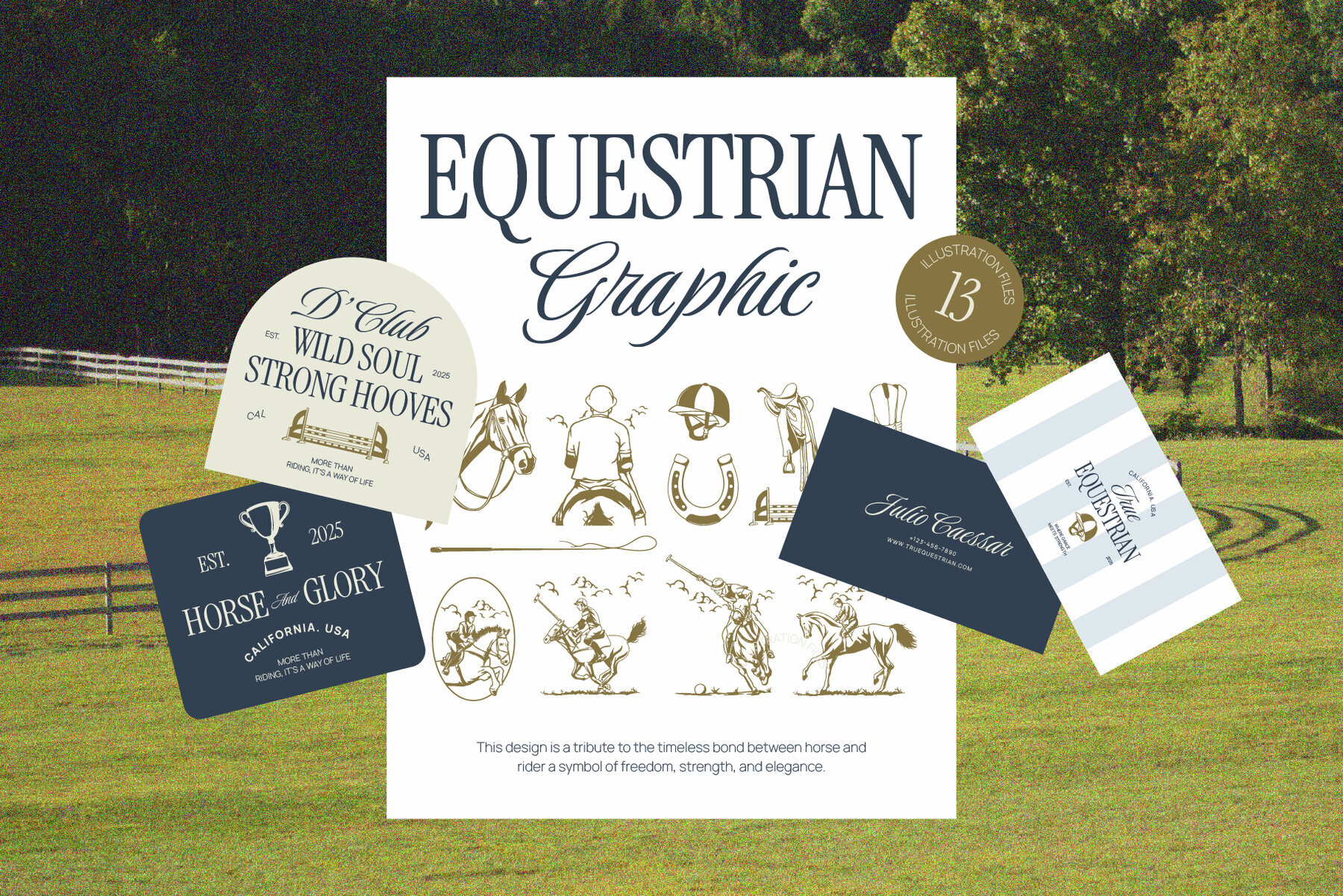 Equestrian Heritage Graphic Pack 1