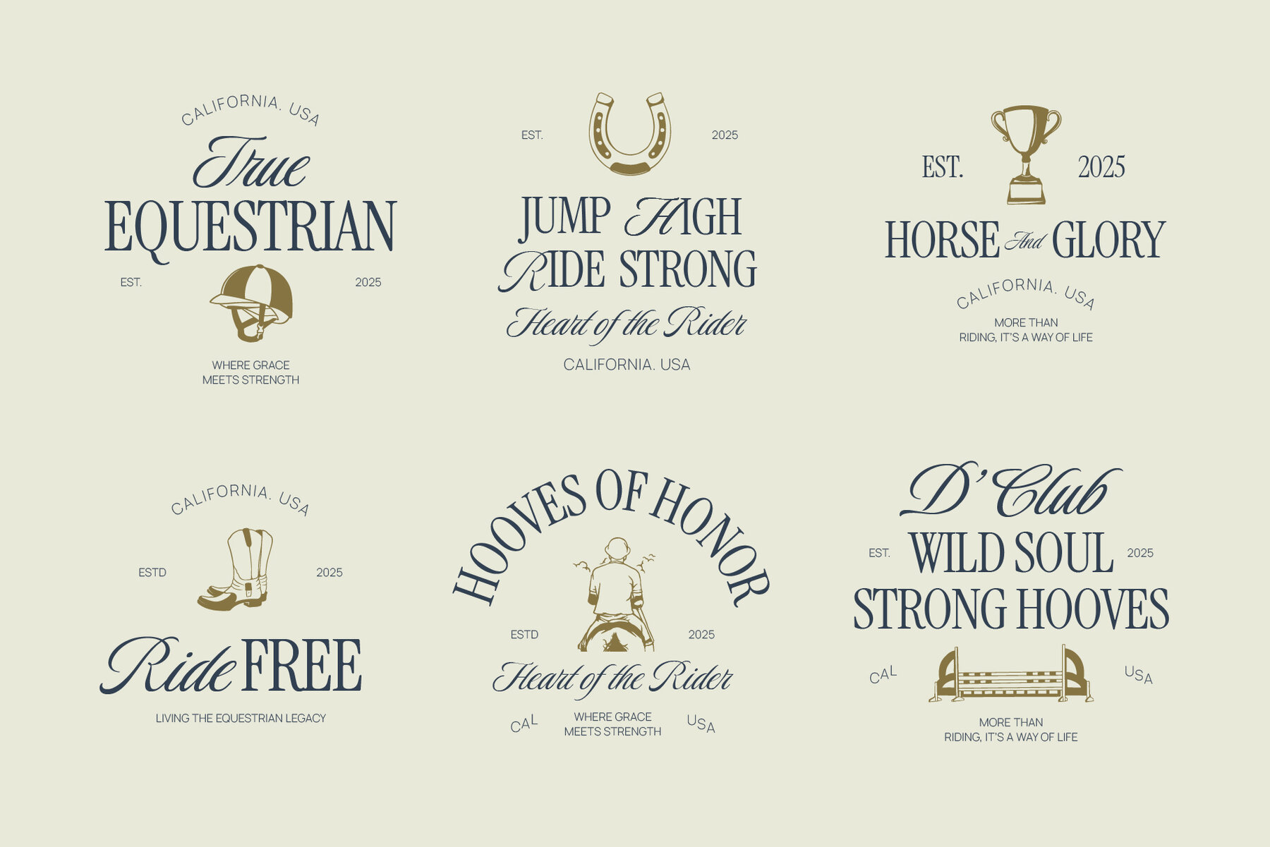 Equestrian Heritage Graphic Pack 5