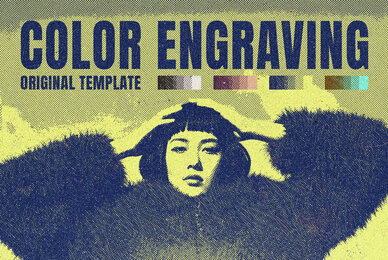 Color Engraving Photo Effect