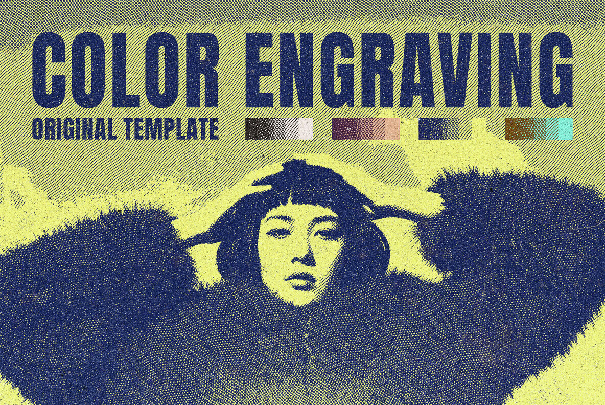 Color Engraving Photo Effect 1