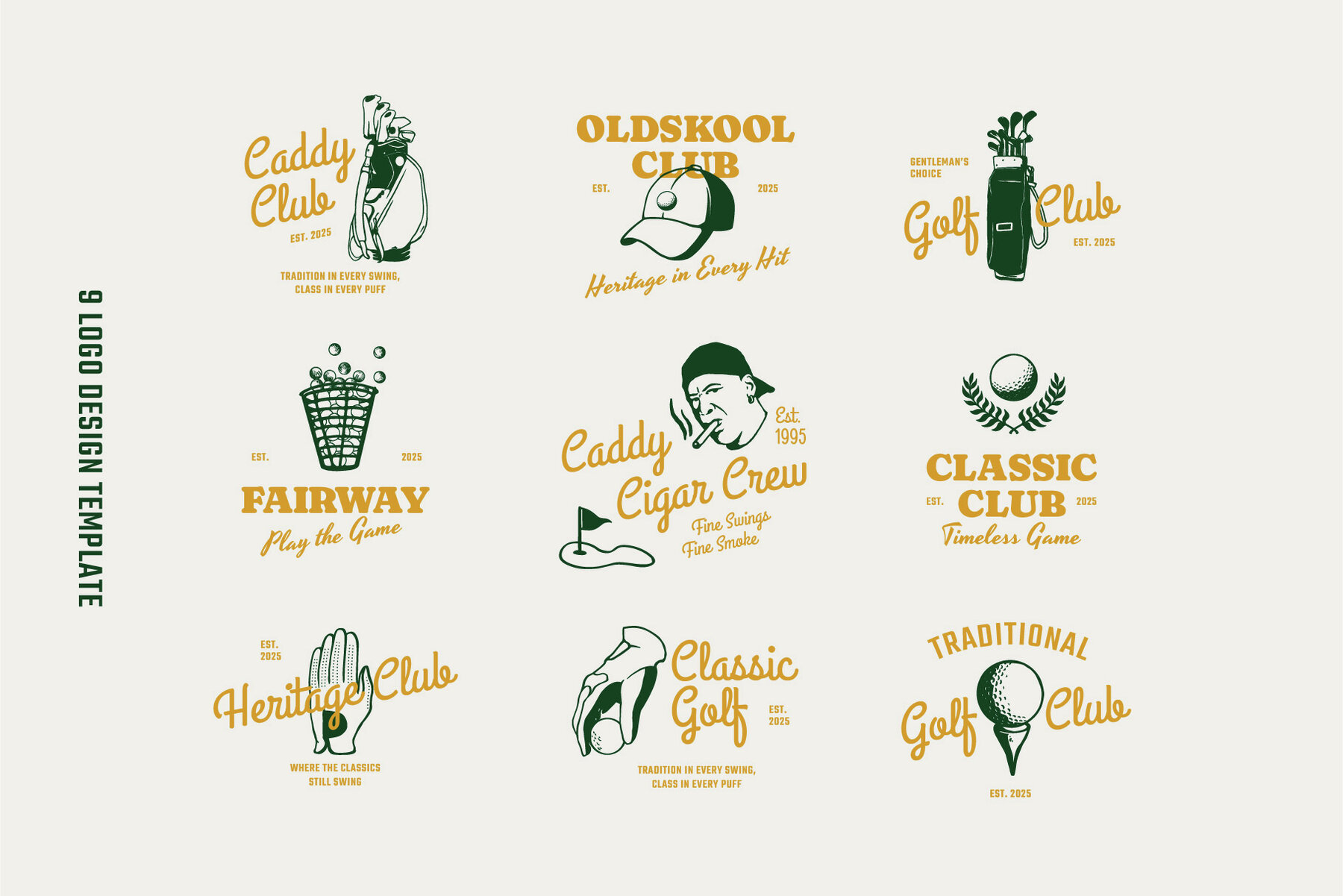 Golf Vintage Graphic Collection 7