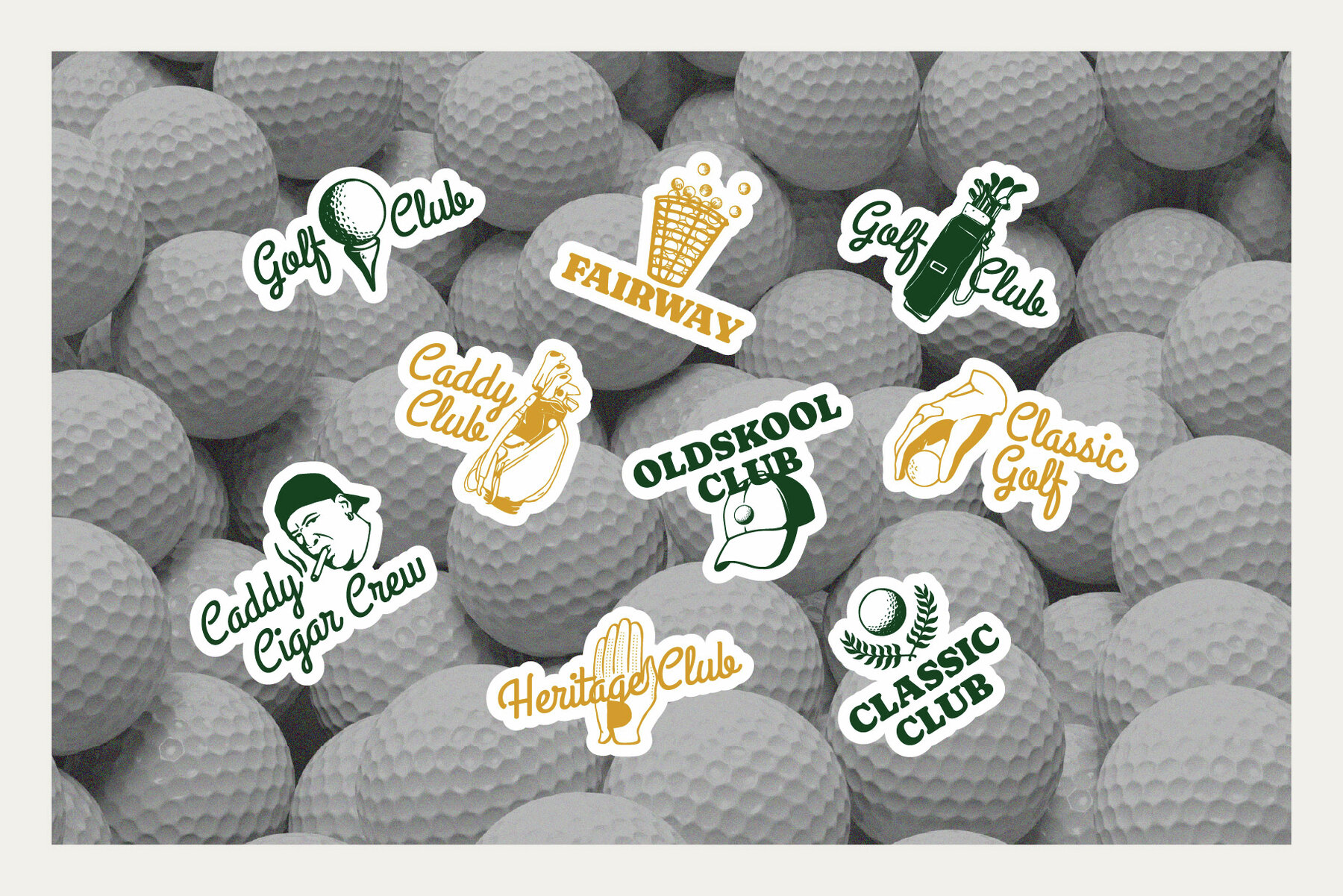 Golf Vintage Graphic Collection 11