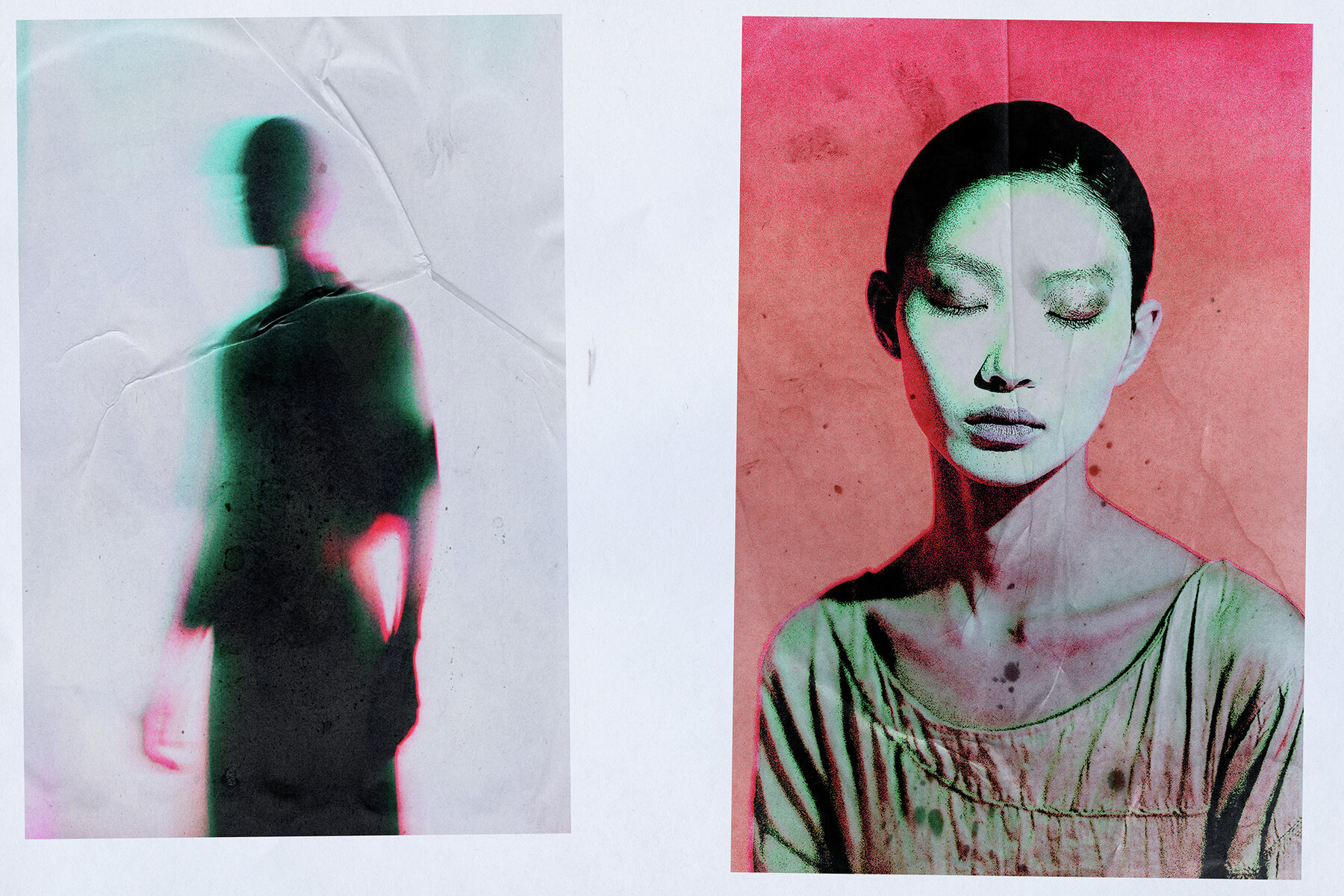 GLUED PAPER TEXTURE PACK 9